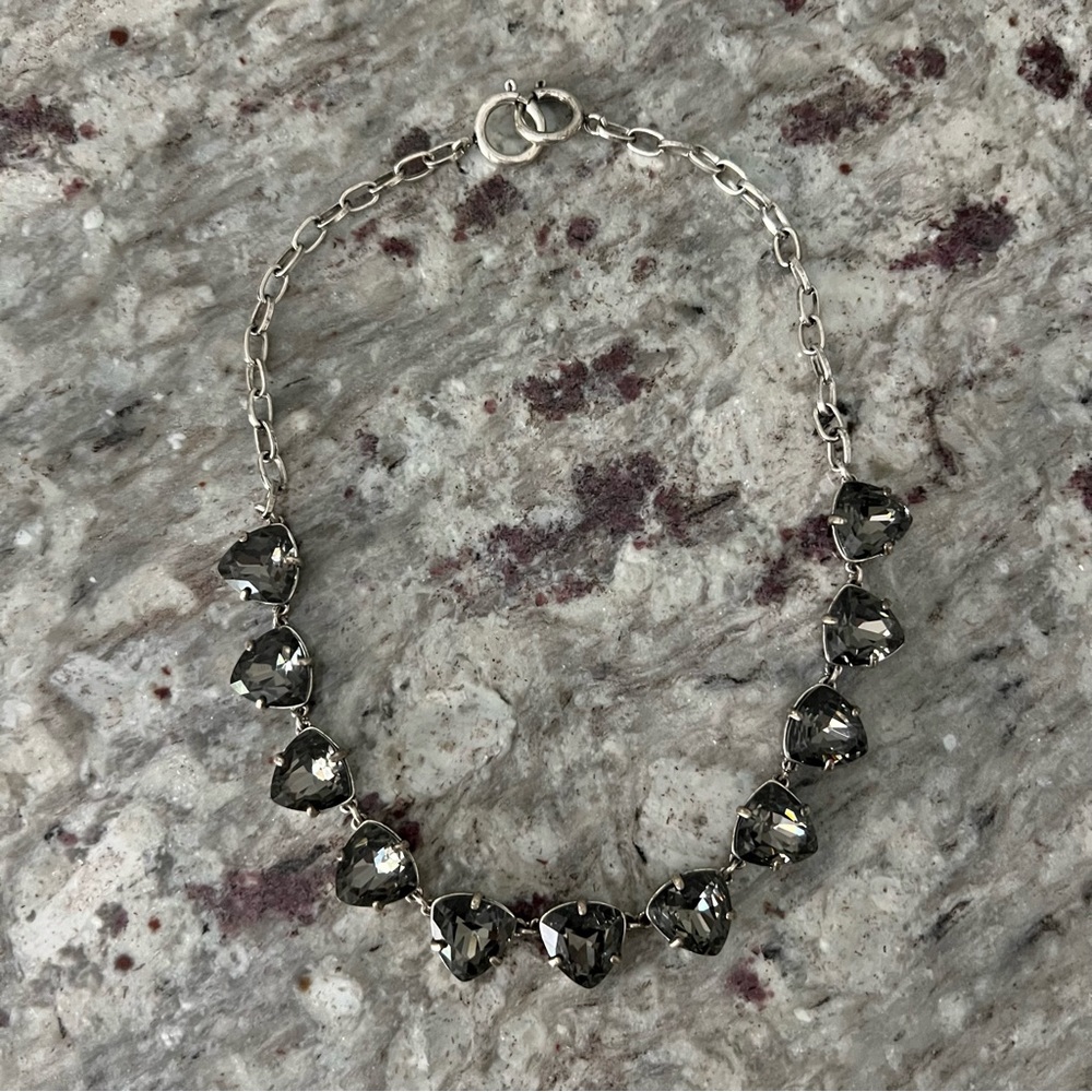 Stella & Dot Silver Bling Necklace